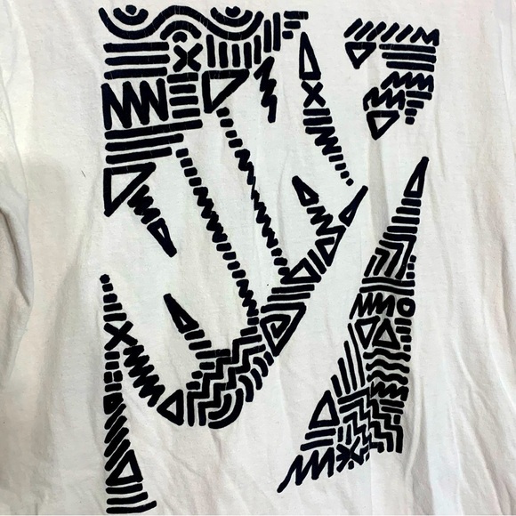 The Nike tee size large graphic doodle vintage black and white - Picture 1 of 7